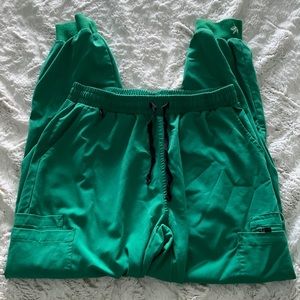 Mim Green Jogger Scrub Bottoms